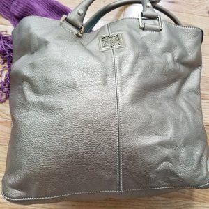 Anne Klein Gold Shoulder Bag Purse